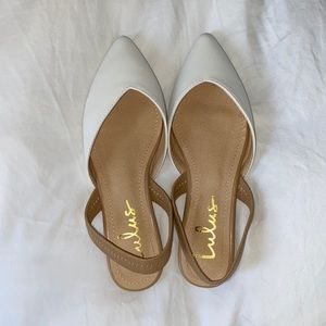 FLATS, sling back, size 6